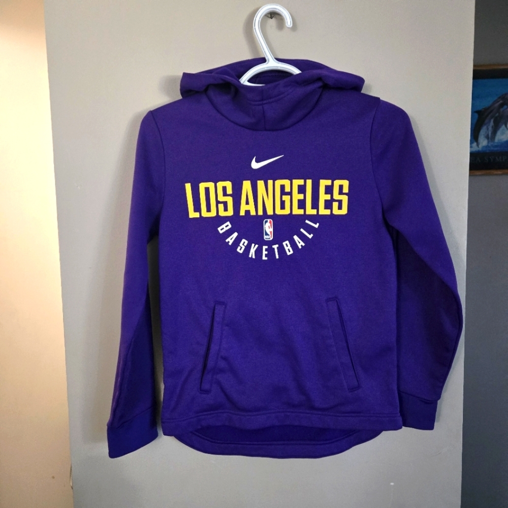 Nike Kids Purple Los Angeles Basketball Hoodie
